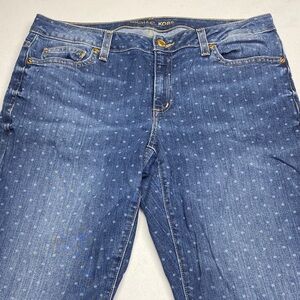Michael Kors Denim Polka Dot Skinny Jeans